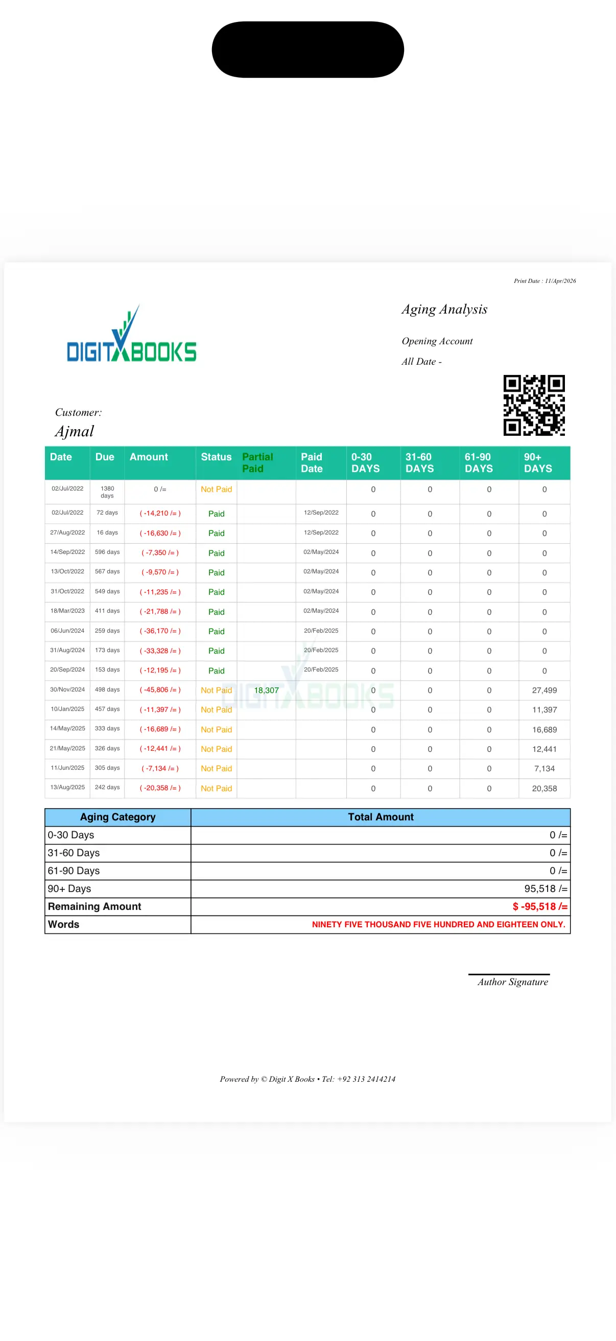 Expense Management Software iPhone screen