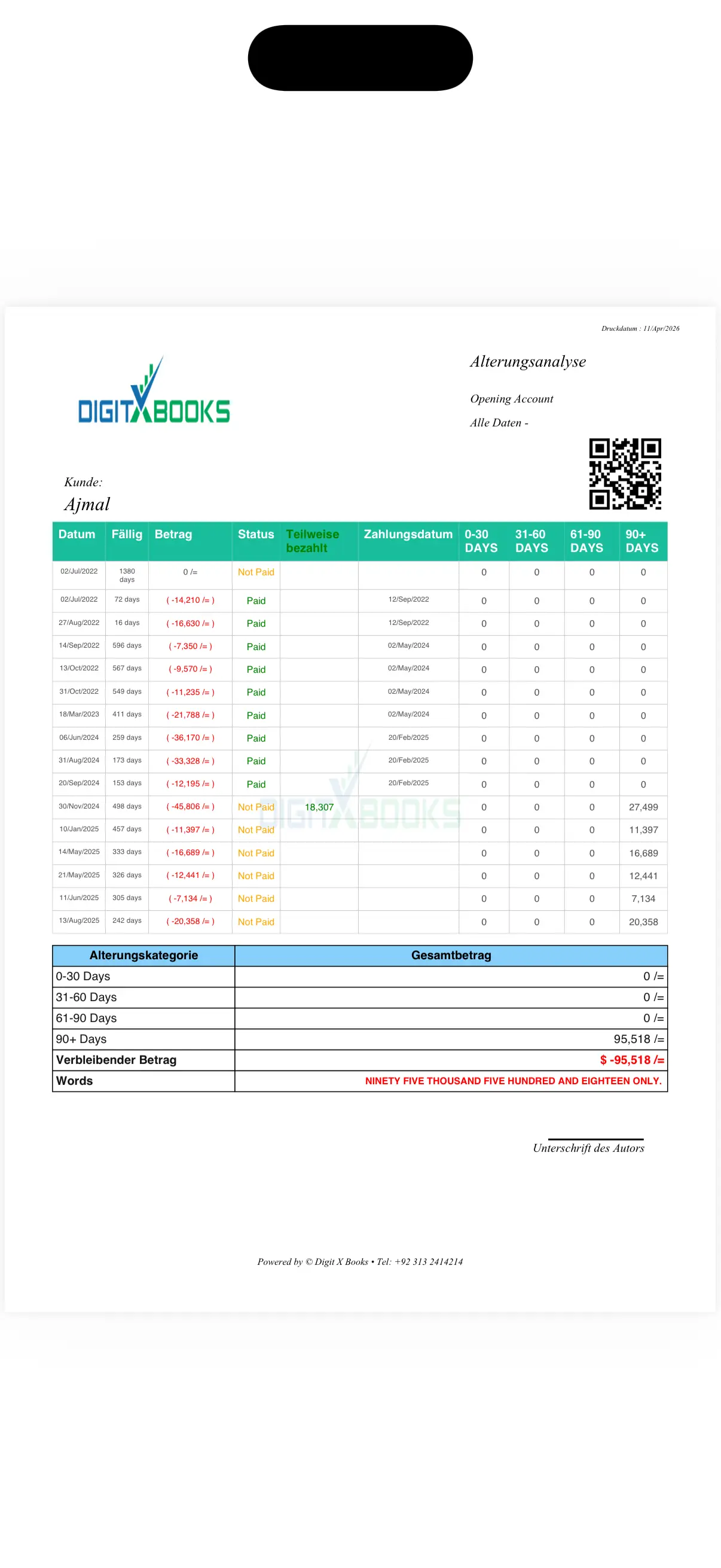 Ausgabenmanagement-Software iPhone screen