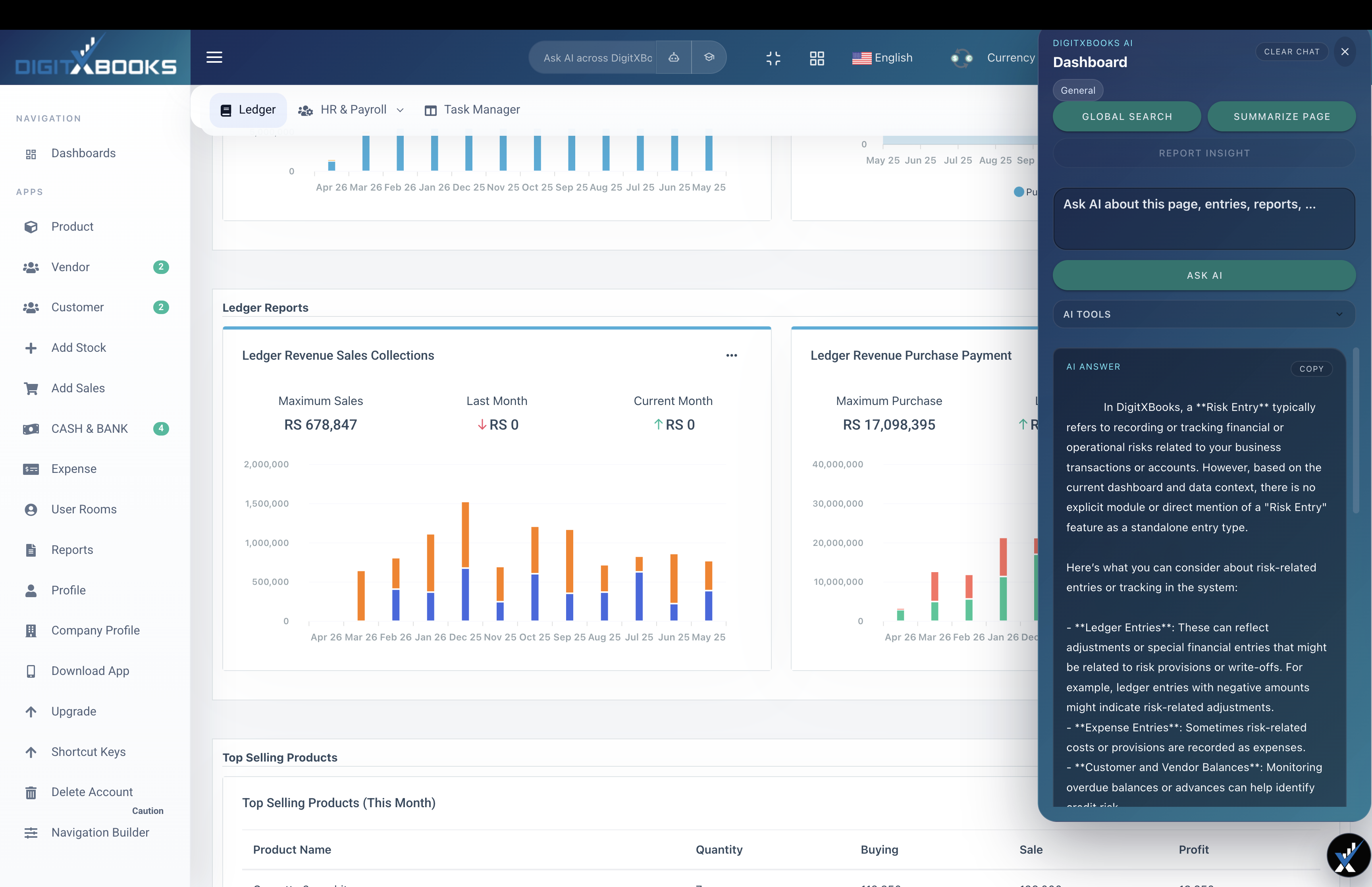 DigitXBooks ai screen