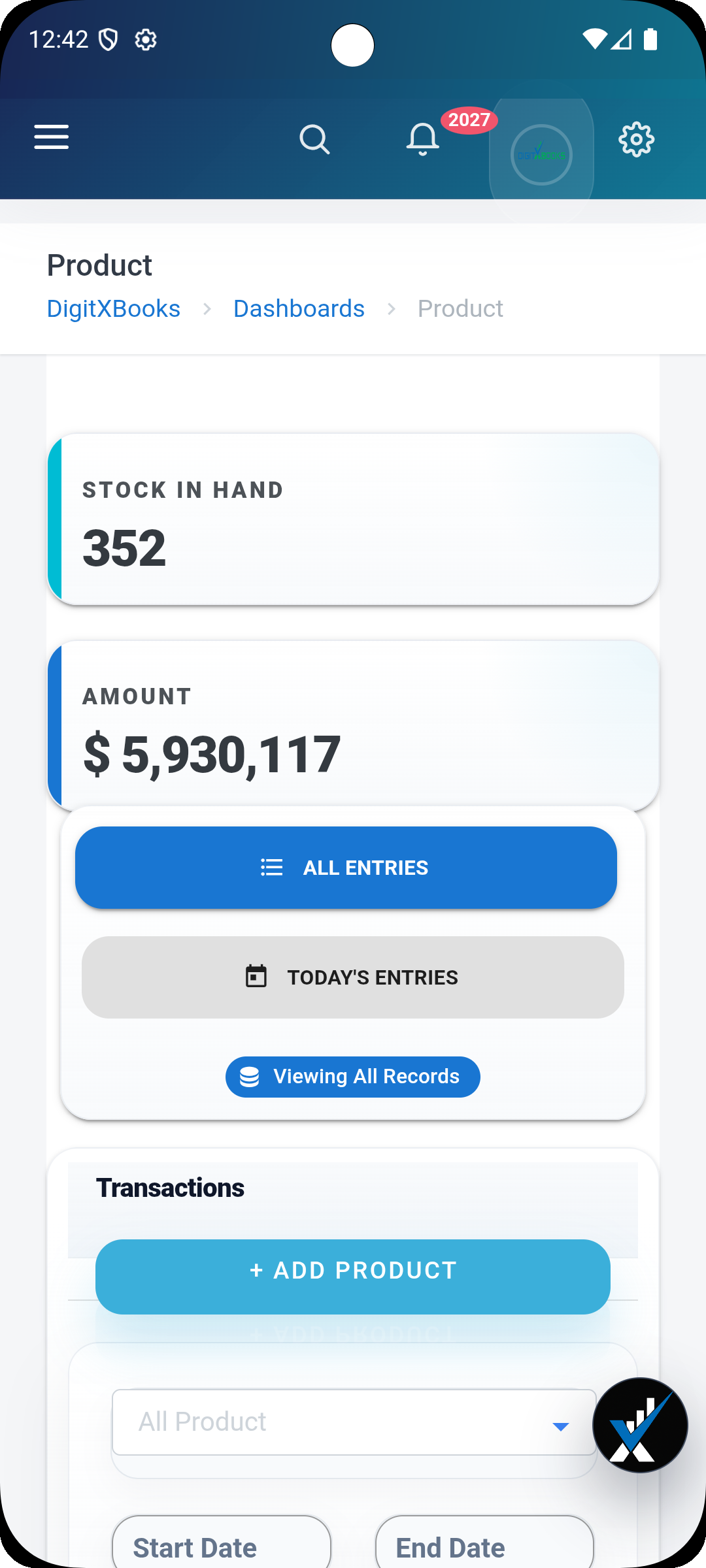DigitXBooks Android product screenshot