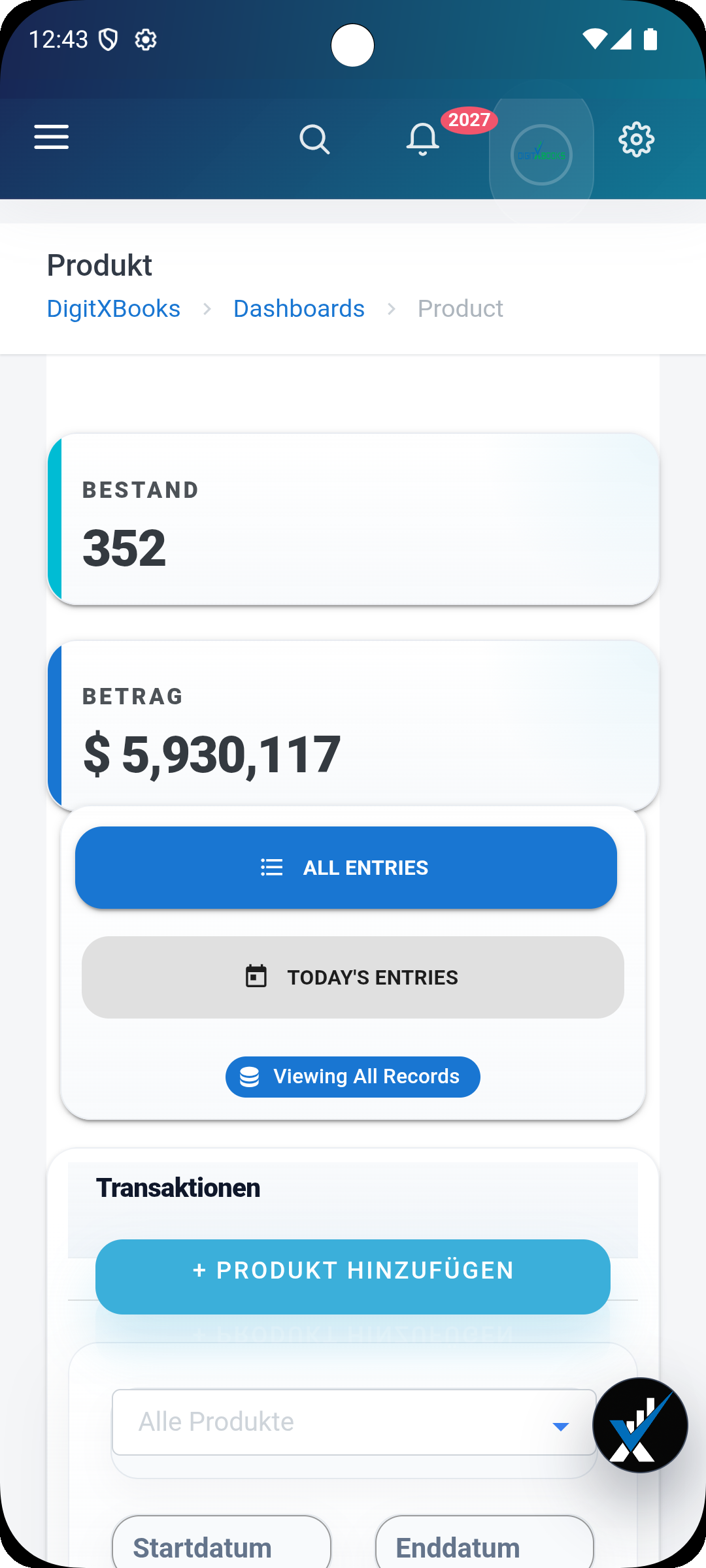 DigitXBooks Android product screenshot